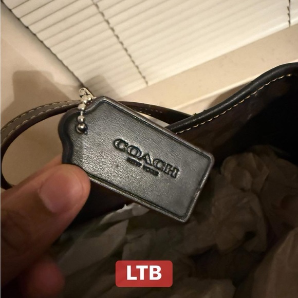 Authentic Coach Leopard Print Tote - Tan and Black (BRAND NEW) - Picture 7 of 12